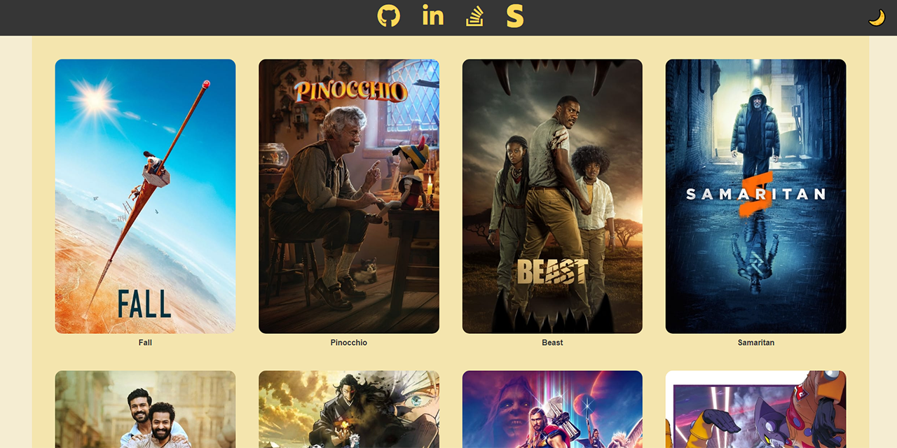 image of all projects list